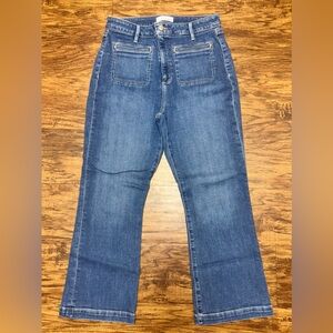 Loft “The Curvy Kick Crop” High Rise Jeans Size 12